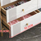 Glam Stone Bedroom Chest Horizontal Storage Chest with Drawers Clearhalo 'Bedroom Furniture' 'Dressers & Chests' 'dressers_chests' 'furn' 'furn_dressers_chests' 'Furniture' 1200x1200_d83c3fb0-c9c7-4e57-a3ef-ea101ae86a58