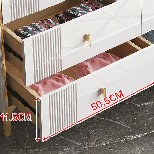 Glam Stone Bedroom Chest Horizontal Storage Chest with Drawers Clearhalo 'Bedroom Furniture' 'Dressers & Chests' 'dressers_chests' 'furn' 'furn_dressers_chests' 'Furniture' 1200x1200_d83c3fb0-c9c7-4e57-a3ef-ea101ae86a58