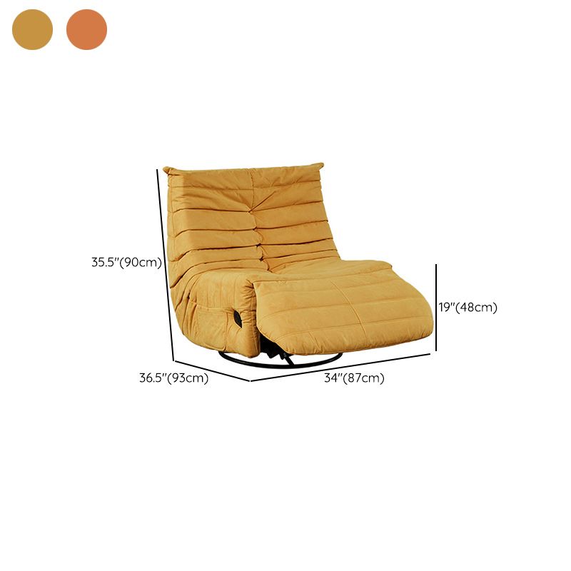 Microsuede Manual Recliner Tufted Back Home Theater Recliner with Storage Clearhalo 'Chairs & Seating' 'furn' 'furn_recliners' 'Furniture' 'Living Room Furniture' 'Recliners' 1200x1200_d83eed9b-92dd-4fd3-8747-89c83e3f9136