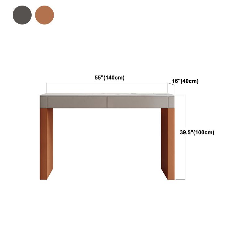 Rectangular White Modern Bar Table Stone Table for Restaurant Clearhalo 'Bar Furniture' 'Bar Tables' 'bar_tables' 'furn' 'furn_bar_tables' 'Furniture' 'Kitchen & Dining Furniture' 1200x1200_d83f9b97-88f3-4630-9a9c-0c7f8bc4e147