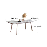 Nordic Glam Sintered Stone Dining Table Set 1/2/5/7 Pieces Dining Set Clearhalo 'Dining Room Sets' 'Dining Tables & Seating' 'dining_room_set' 'furn' 'furn_dining_room_set' 'Furniture' 'Kitchen & Dining Furniture' 1200x1200_d843301b-2372-45ff-bb4f-913aa57ca122