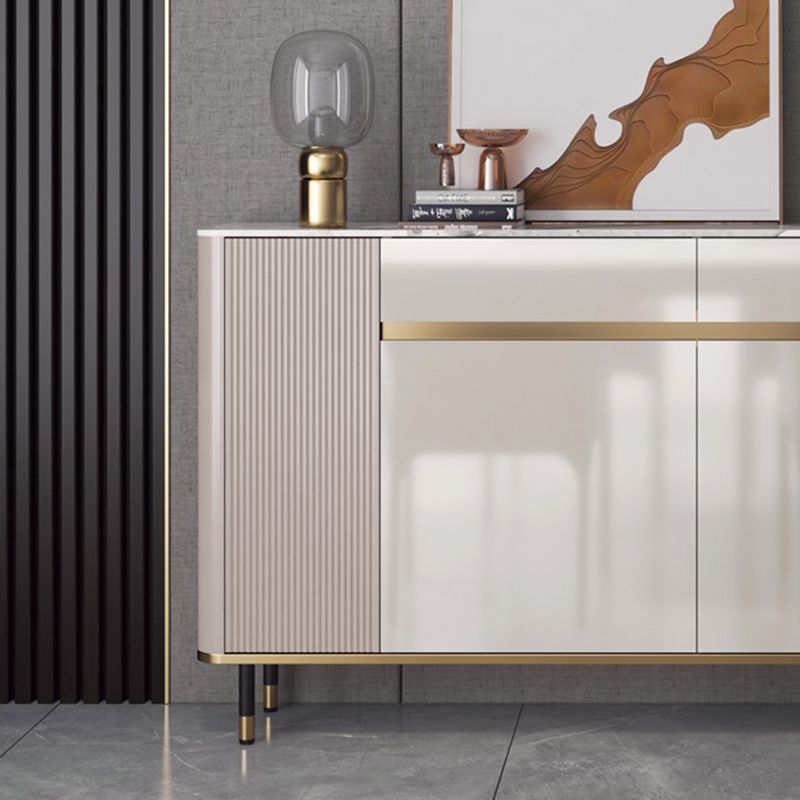 Armadio da cucina in pietra sinterizzato in stoccaggio di lusso per casa