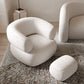 31,88 "Chaise de baril en laine de large