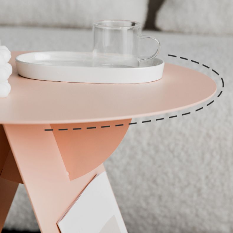 Mesa de metal de la tabla final abstracta de mediados de siglo MESTERA MEDIA PARA SOFA