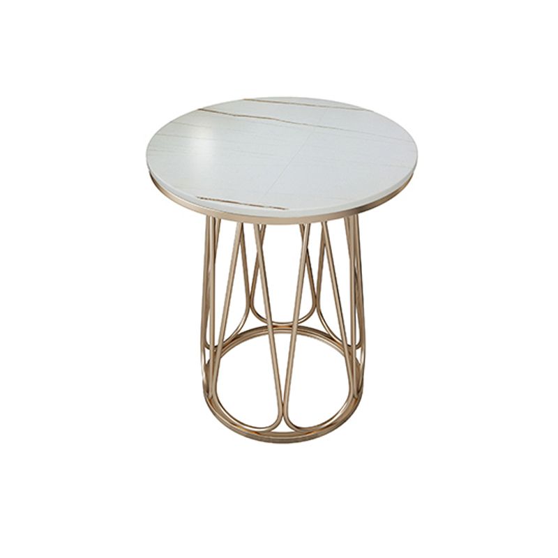 Estante inferior del gabinete del gabinete de metal de la mesa de acento de metal para el dormitorio