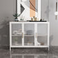 Glass Door Display Cabinet Industrial Storage Cabinet for Living Room Clearhalo 'Display & China Cabinets' 'display_china_cabinets' 'furn' 'furn_display_china_cabinets' 'Furniture' 'Kitchen & Dining Furniture' 1200x1200_d84c2300-0f29-44a8-9d6c-4b78226d873f