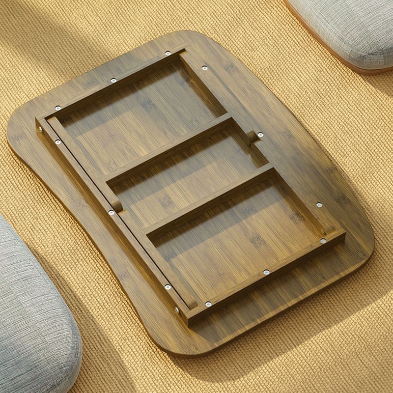 Contemporary Style Wood Office Desk Irregular Shape Task Desk for Home ...