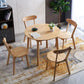 Nordic Solid Wood Top Dining Table Round Modern Dining Table Clearhalo 'Dining Tables & Seating' 'Dining Tables' 'dining_table' 'furn' 'furn_dining_table' 'Furniture' 'Kitchen & Dining Furniture' 1200x1200_d84d89c3-21e0-4f08-b27c-6a9036686859