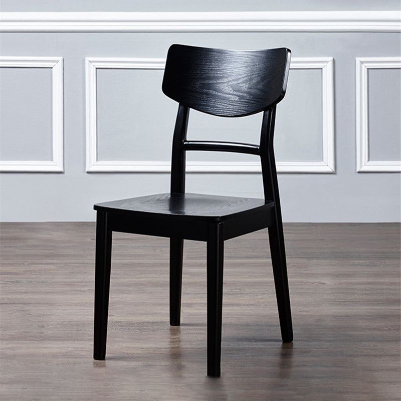 Solid Wood Industrial Style Side Chair Ladder Back Kitchen Dining Chair Clearhalo ' kitchen&dining_furn' 'Dining Chairs' 'Dining Tables & Seating' 'dining_chair' 'furn' 'furn_dining_chair' 'Furniture' 'furniture_dining_chair' 'Kitchen & Dining Furniture' 'kitchen' 1200x1200_d84f88ae-b139-4804-abd6-2030f05da69a