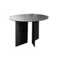 Abstract Coffee Table Black Round Metal Coffee Cocktail Table
