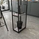 Modern Simple Counter Table 42-inch Height Artificial Marble Top Bar Table Clearhalo 'Bar Furniture' 'Bar Tables' 'bar_tables' 'furn' 'furn_bar_tables' 'Furniture' 'Kitchen & Dining Furniture' 1200x1200_d8522869-07e2-4d5b-9808-d3314a97a1fe