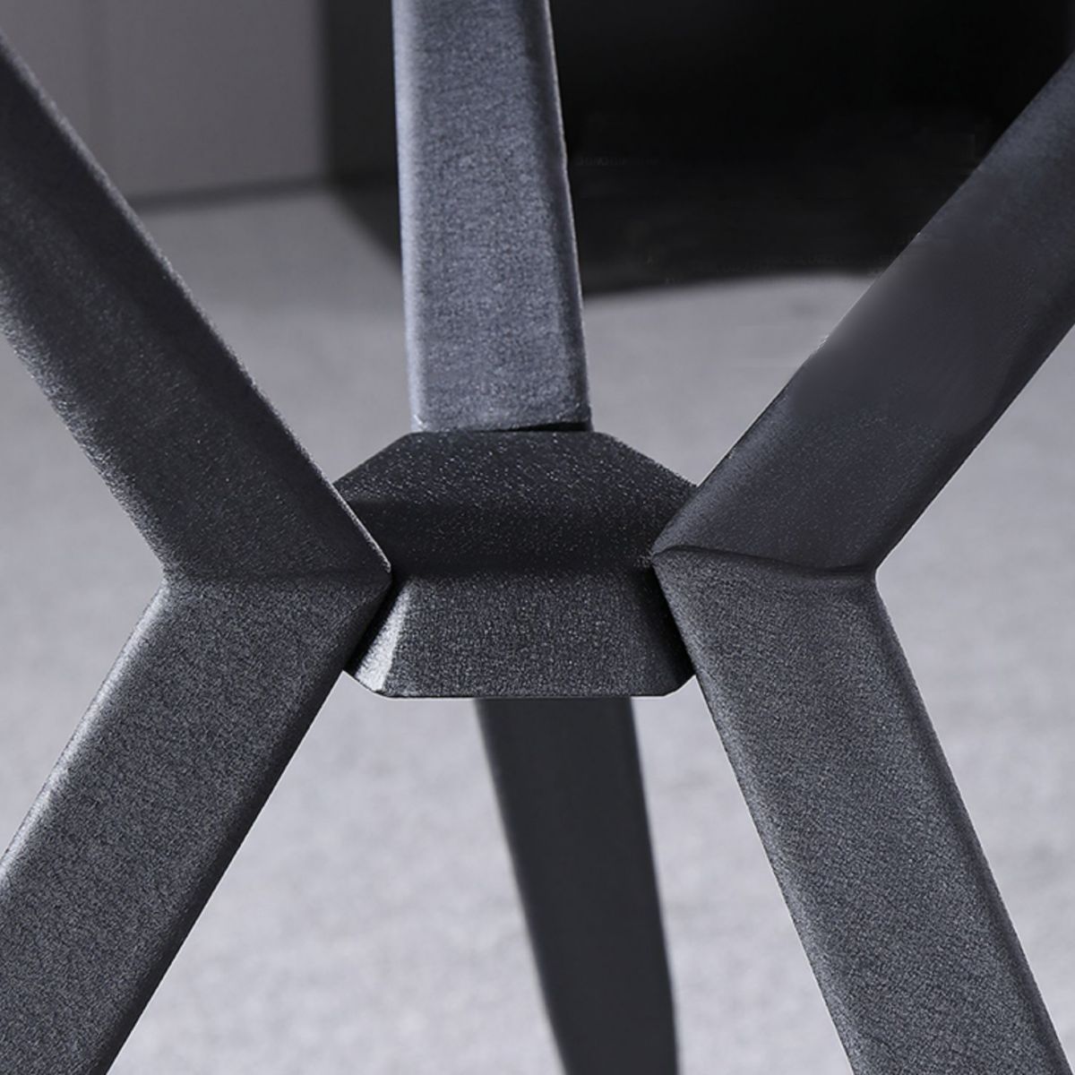 Modern Style Round Dinner Table Sintered Stone Table with Metal Base for Home Use Clearhalo ' dining_table' 'Dining Tables & Seating' 'Dining Tables' 'furn' 'furn_dining_table' 'Furniture' 'furniture_dining_table' 'Kitchen & Dining Furniture' 'kitchen&dining_furn' 'kitchen' 'kitchen_dining_table' 1200x1200_d8541ced-0968-4fad-8768-41788786b70f