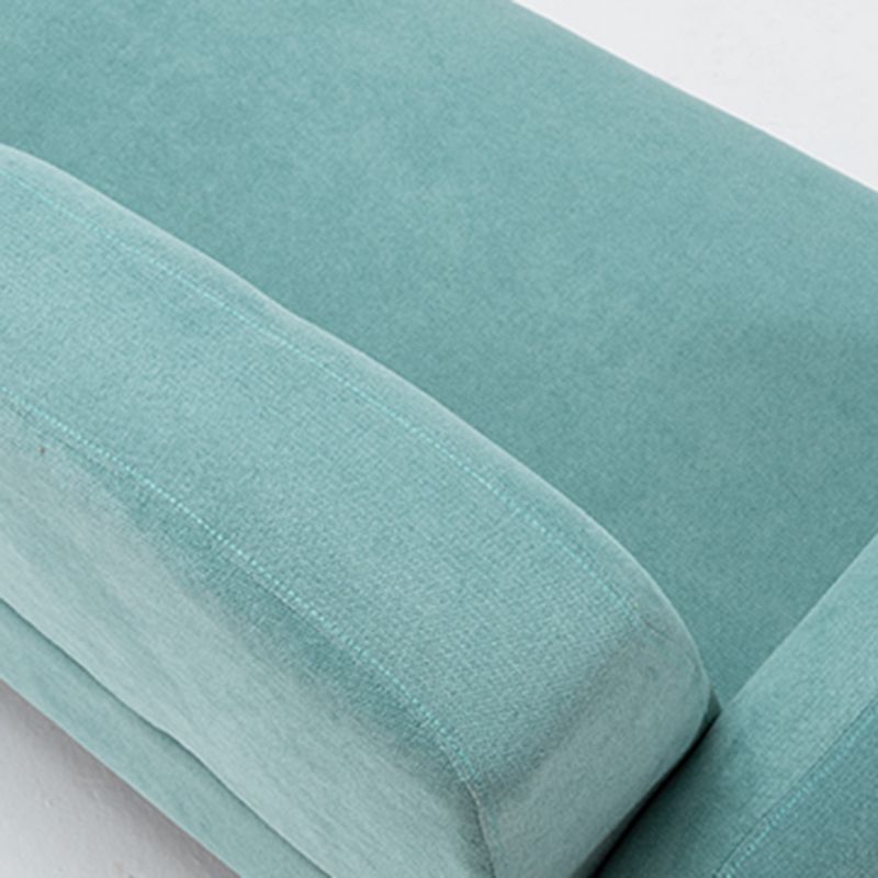 Divano in velluto da 29.52 "H ARM RACSEDED con contemporaneo a 3 posti