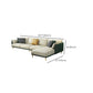 Glam Style 34.25 " H Faux Leather Square Arm Sofa & Chaise for Living Room