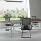 Contemporary Chrome Frame Arm Chair High Back Office Desk Chair Clearhalo 'furn' 'furn_office_chair' 'Furniture' 'Office Chairs' 'Office Furniture' 'office_chair' 1200x1200_d859324c-b800-4c02-bc9d-a49b3ca45cff