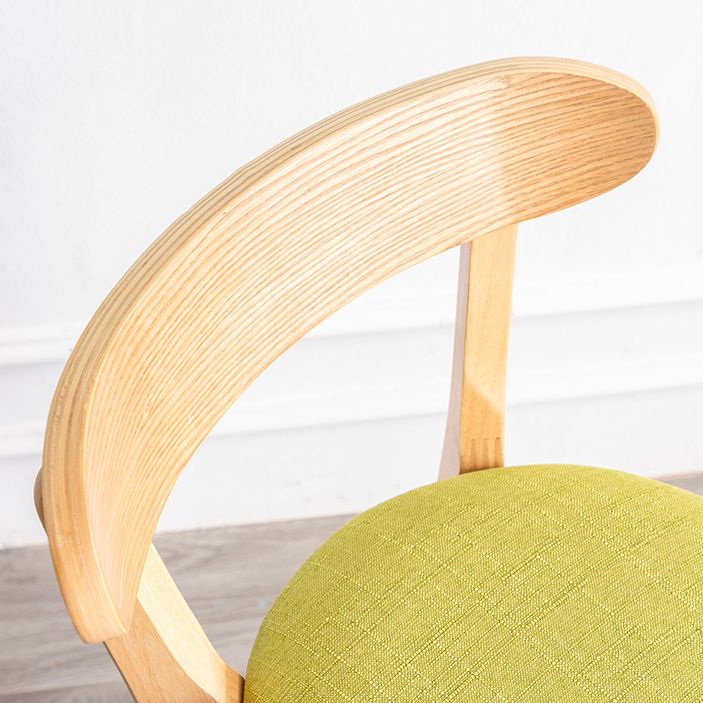 Modern Armless Backrest Counter Stool Wood Household Bar Stool with Cushion and Pedal Clearhalo 'Bar Furniture' 'Bar Stools' 'bar_stools' 'furn' 'furn_bar_stools' 'furniture_bar_stools' 'Kitchen & Dining Furniture' 'kitchen&dining_furn' 'kitchen' 'kitchen_furn' Furniture' 1200x1200_d85b6530-2223-40de-93cb-33b6ff1c6ab7