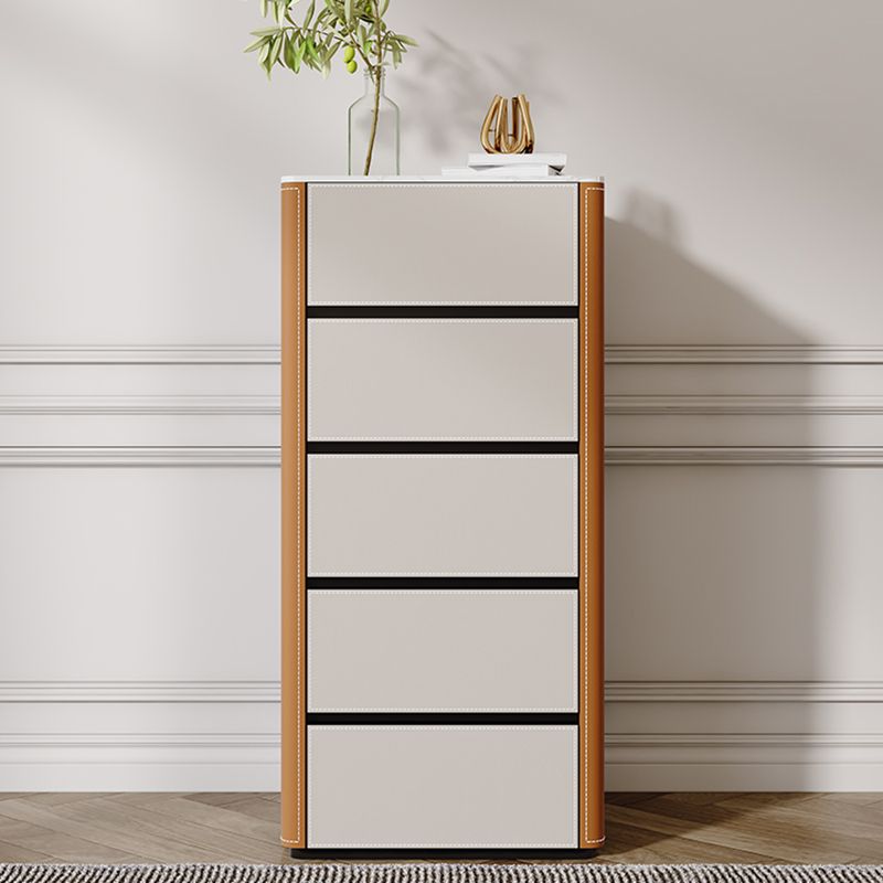 Commode de rangement moderne en pierre, commode de rangement avec 2/3/4/5 tiroirs