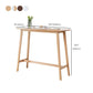 Contemporary Rectangle Bar Table Solid Wood Counter Height Bar Dining Table Clearhalo 'Bar Furniture' 'Bar Tables' 'bar_tables' 'furn' 'furn_bar_tables' 'Furniture' 'Kitchen & Dining Furniture' 1200x1200_d85fbe7c-aeb9-4596-b64b-ad490dbe8d5c