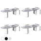 Contemporary Home Sintered Stone Dining Table Freeform Shape Table with Double Pedestal Base Clearhalo ' dining_table' 'Dining Tables & Seating' 'Dining Tables' 'furn' 'furn_dining_table' 'Furniture' 'furniture_dining_table' 'Kitchen & Dining Furniture' 'kitchen&dining_furn' 'kitchen' 'kitchen_dining_table' 1200x1200_d85fe51a-7897-4a60-9905-6c285d61dd31