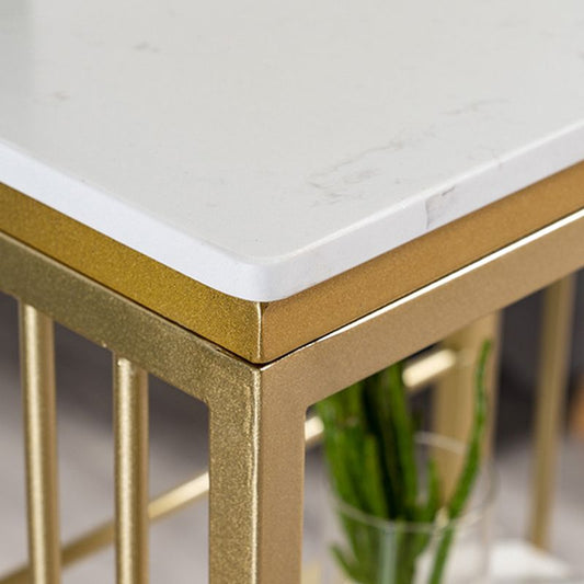 Moderner Stil Rechteck Bar Tisch Speicherbarer Tisch für Wohnzimmer