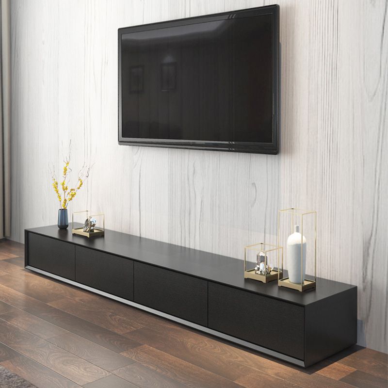 Contemporary TV Media Console Enclosed Storage TV Console with 4 Drawers Clearhalo 'furn' 'furn_tv_stands_entertainment_centers' 'Furniture' 'Living Room Furniture' 'TV Stands & Entertainment Centers' 'TV Stands & Media Storage Furniture' 'tv_stands_entertainment_centers' 1200x1200_d86109bd-be50-4e94-b104-9c2dded53699