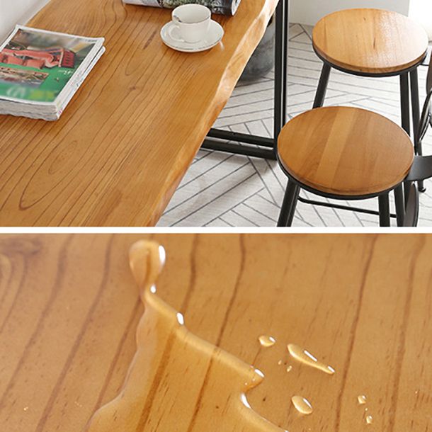 Contemporary Rectangle Bar Counter Table Wooden Dining Table for Kitchen Clearhalo 'Bar Furniture' 'Bar Tables' 'bar_tables' 'furn' 'furn_bar_tables' 'Furniture' 'furniture_bar_tables' 'Kitchen & Dining Furniture' 1200x1200_d8612588-1ec1-4cf7-a527-e72183fd11c7