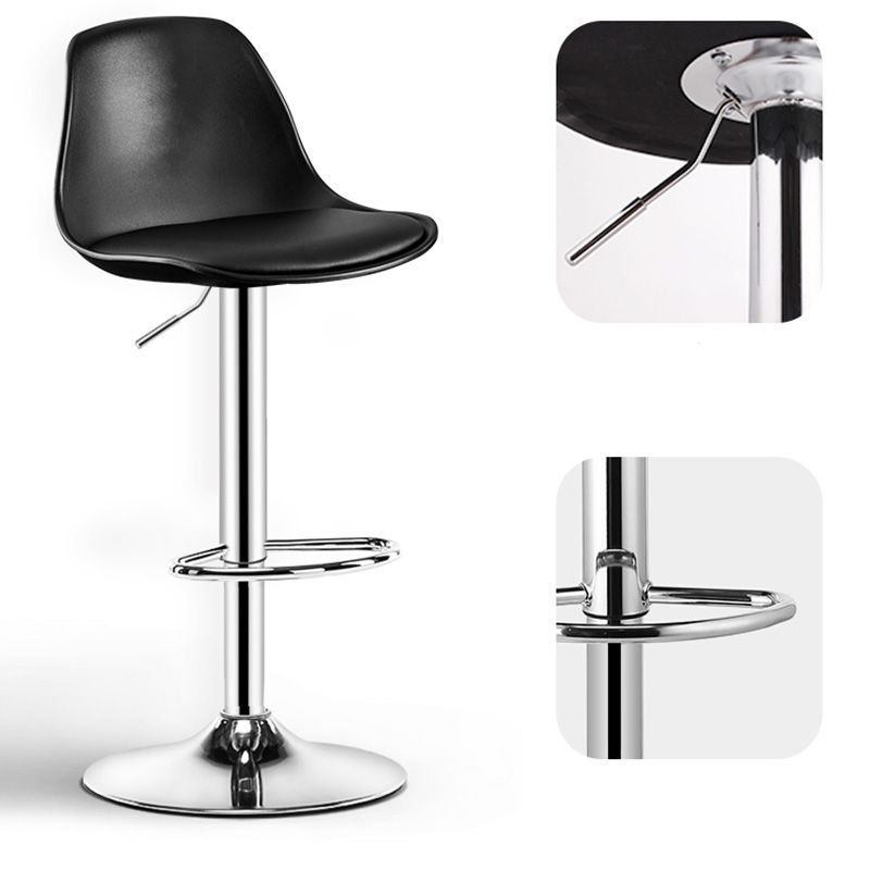 Industrial Style Bar-stool Metal Leg Bucket Seat for Counter Bar Clearhalo 'Bar Furniture' 'Bar Stools' 'bar_stools' 'furn' 'furn_bar_stools' 'furniture_bar_stools' 'Kitchen & Dining Furniture' 'kitchen&dining_furn' 'kitchen' 'kitchen_furn' Furniture' 1200x1200_d8616ebd-530b-4aaf-8a08-530b960ece70