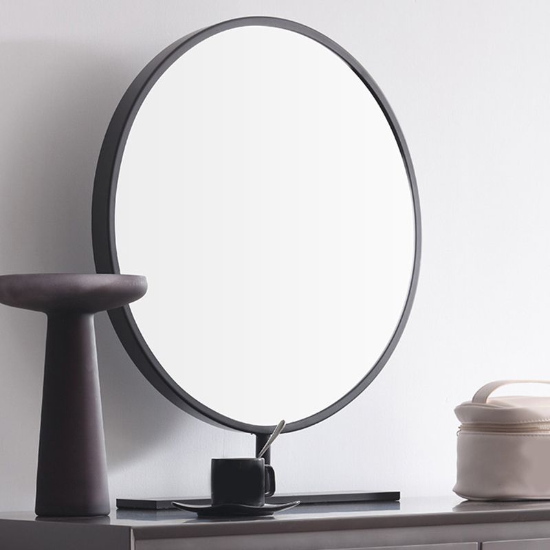 Moderne grijze ijdelheid gespiegelde houtmake -upkruidtafel ontlasting set