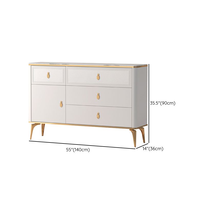 Modern Storage Chest Dresser Horizontal Storage Chest with Drawers Clearhalo 'Bedroom Furniture' 'Dressers & Chests' 'dressers_chests' 'furn' 'furn_dressers_chests' 'Furniture' 1200x1200_d86210b9-3361-4696-a4b6-346e2e590676