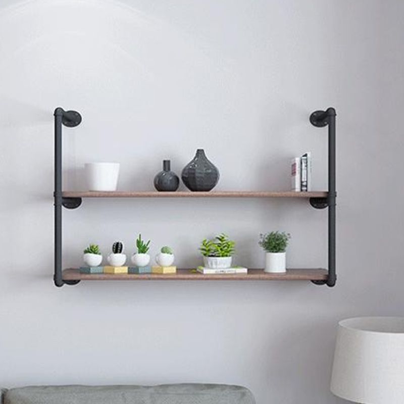 7.87"W Bookshelf Solid Wood Industrial Style Wall Mounted Bookcase for Home Office Clearhalo 'Bookcases' 'furn' 'furn_bookcases' 'Furniture' 'furniture_bookcases' 'kitchen' 'kitchen_bookcases' 'Living Room Furniture' 'Office Furniture' 1200x1200_d862be9c-ba68-44fe-aea0-ac827482e599