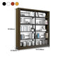 Open Bookshelf Modern Minimalist Iron Bookcase Home Floor Bookcase Steel Storage Rack