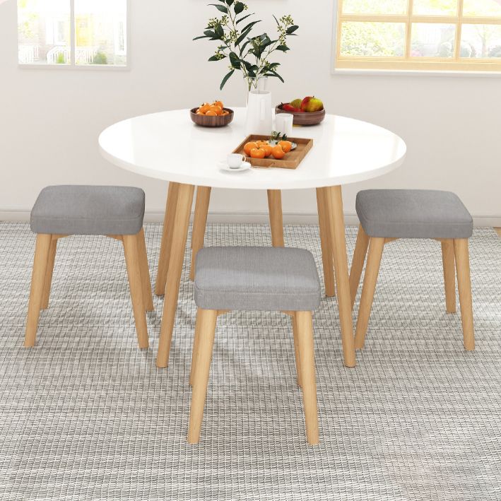 Modern 1/5 Pieces Dining Set Geometry Wood Dining Table for Dining Room Clearhalo 'Dining Room Sets' 'Dining Tables & Seating' 'dining_room_set' 'furn' 'furn_dining_room_set' 'Furniture' 'furniture_dining_room_set' 'Kitchen & Dining Furniture' 'kitchen&dining_furn' 'kitchen' 1200x1200_d863370a-d002-4458-8f43-e739009b4694
