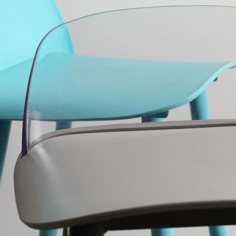 Nordic Armless Backrest Counter Stool Iron Cafe Bar Stool with Acrylic Seat Clearhalo 'Bar Furniture' 'Bar Stools' 'bar_stools' 'furn' 'furn_bar_stools' 'Furniture' 'furniture_bar_stools' 'Kitchen & Dining Furniture' 1200x1200_d865db67-8baa-4583-988d-770db1f2675d