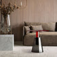 Contemporary Glass Top Pedestal Round Living Room Accent Side Table Clearhalo 'Coffee & Accent Tables' 'End & Side Tables' 'end_side_tables' 'furn' 'furn_end_side_tables' 'Furniture' 'Living Room Furniture' 1200x1200_d86676a0-d364-4ac4-b3b8-b444734c3aee