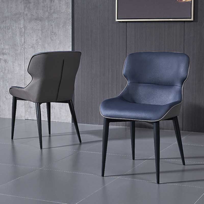 Modern Style Upholstered Chair Stackable Wingback Parsons Chair for Home Clearhalo ' kitchen&dining_furn' 'Dining Chairs' 'Dining Tables & Seating' 'dining_chair' 'furn' 'furn_dining_chair' 'Furniture' 'furniture_dining_chair' 'Kitchen & Dining Furniture' 'kitchen' 1200x1200_d8671c98-e781-48ee-a70e-91d0b3ce2cf9