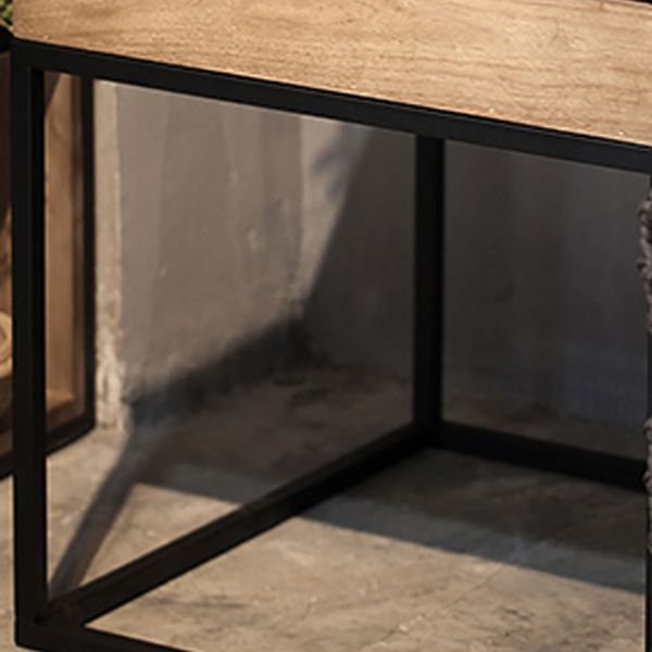 Scandinavian Square Coffee Table Wooden Cocktail Table for Home Clearhalo 'Coffee & Accent Tables' 'Coffee Tables' 'coffee_tables' 'furn' 'furn_coffee_tables' 'Furniture' 'Living Room Furniture' 1200x1200_d867e61b-fe3d-46d7-a83f-8e4c5ca5b454