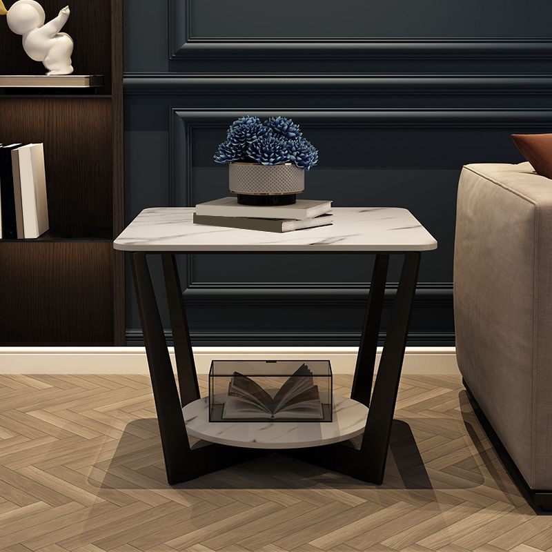 19,6 "tavolo da parte superiore in ardeggio quadrata moderna alta