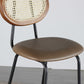 Contemporary Low Back Dining Stool Armless Bar Stools with Cushion