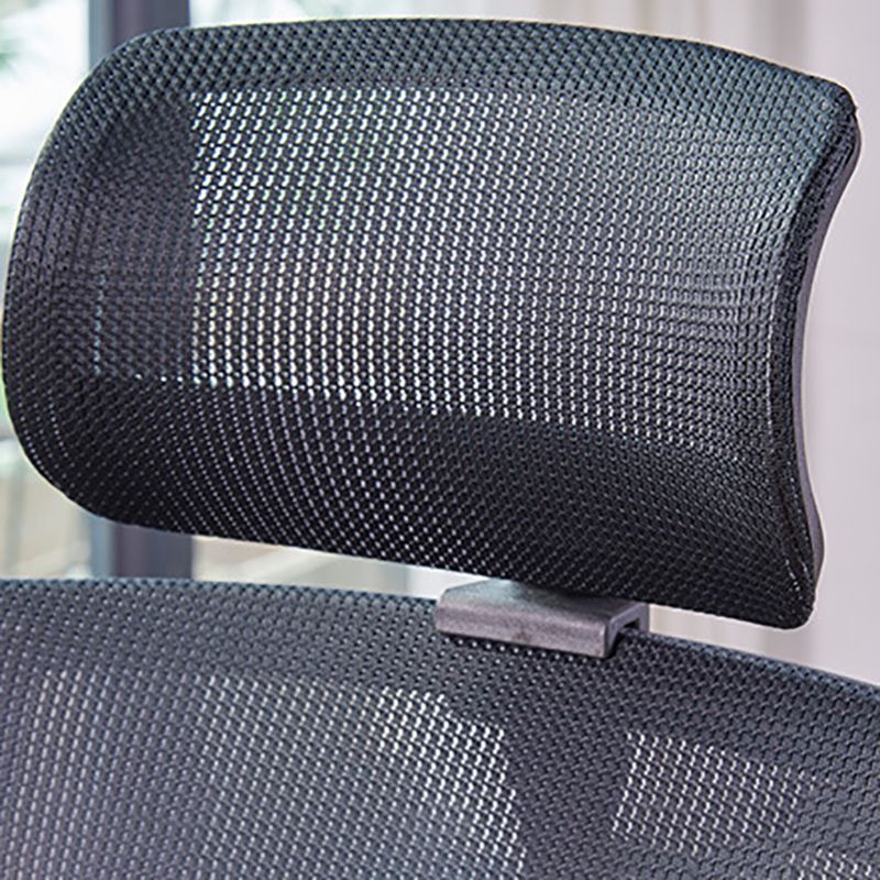 Chaise de bras à bras fixe moderne-chaise de bureau réglable avec roues avec roues