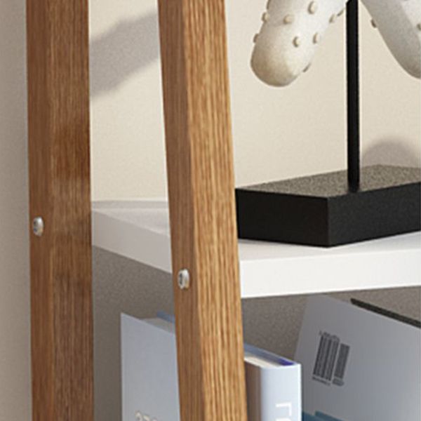 Modern Solid Wood Bookcase Ladder Bookshelf for Any Room, 12" W Clearhalo 'Bookcases' 'furn' 'furn_bookcases' 'Furniture' 'Office Furniture' 1200x1200_d871e064-9eeb-4e1d-8482-e4312b898bad