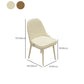 Modern Parsons Dining Chair Velvet Indoor Dining Chair for Living Room