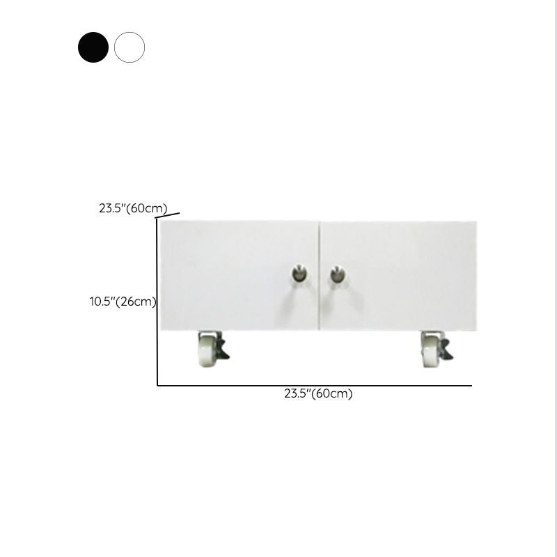 Modern Gabinet Steel Storage Impresora de presente Archivo con ruedas