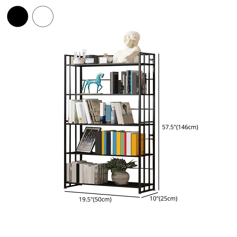 9.84"W Bookshelf Contemporary Style Open Back Bookcase for Home Office Clearhalo 'Bookcases' 'furn' 'furn_bookcases' 'Furniture' 'furniture_bookcases' 'Office Furniture' 1200x1200_d8737825-baa6-44e0-a7dc-b90a5c284ab1