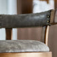 Industrial Wood Quilted Distressed Barstool 29.5" H Indoor Tall Stool with Round Seat Clearhalo 'Bar Furniture' 'Bar Stools' 'bar_stools' 'furn' 'furn_bar_stools' 'furniture_bar_stools' 'Kitchen & Dining Furniture' 'kitchen&dining_furn' 'kitchen' 'kitchen_furn' Furniture' 1200x1200_d8737c1b-7d30-4c81-8056-1c1bbee3c027