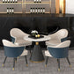 Minimalist Round Sintered Stone Dining Table White Kitchen Dining Table with Pedestal Base Clearhalo ' dining_table' 'Dining Tables & Seating' 'Dining Tables' 'furn' 'furn_dining_table' 'Furniture' 'furniture_dining_table' 'Kitchen & Dining Furniture' 'kitchen&dining_furn' 'kitchen' 'kitchen_dining_table' 1200x1200_d8769d34-0d2e-4b4a-9106-290453cc280d