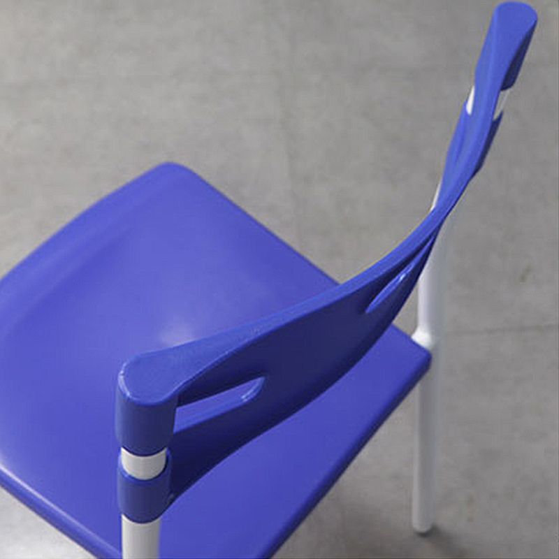 Contemporary Plastic Dining Room Chairs Open Back Dining Side Armless Chair for Restaurant Use Clearhalo ' kitchen&dining_furn' 'Dining Chairs' 'Dining Tables & Seating' 'dining_chair' 'furn' 'furn_dining_chair' 'Furniture' 'furniture_dining_chair' 'Kitchen & Dining Furniture' 'kitchen' 1200x1200_d877fb8c-44d0-441a-b552-956ccd8a2696