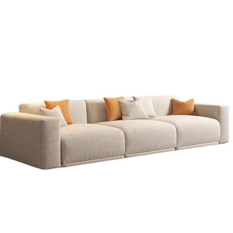 Scandinavian Tight Back Square Arm Sofa/Sectional with Stationary for Living Room Clearhalo 'furn' 'furn_sectionals' 'Furniture' 'Living Room Furniture' 'Sectionals' 1200x1200_d878e3ce-10a6-4d34-a8c3-210157970eab