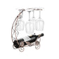Glam Tabletop Wine Holder Rack Metal Wine Rack Kit voor woonkamer