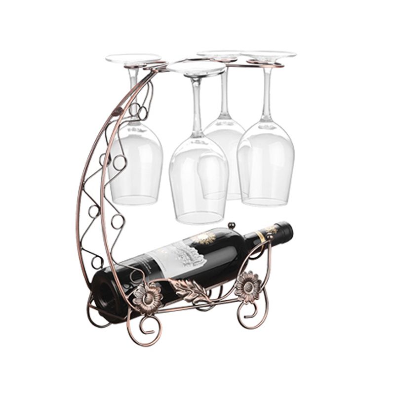 Glam Tabletop Wine Holder Rack Metal Wine Rack Kit voor woonkamer