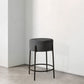 Modern Armless Backless Counter Stool Iron Cafe Bar Stool with Cushion and Pedal Clearhalo 'Bar Furniture' 'Bar Stools' 'bar_stools' 'furn' 'furn_bar_stools' 'Furniture' 'furniture_bar_stools' 'Kitchen & Dining Furniture' 1200x1200_d87b14e8-3e20-48c0-8d18-ad49e654dda5